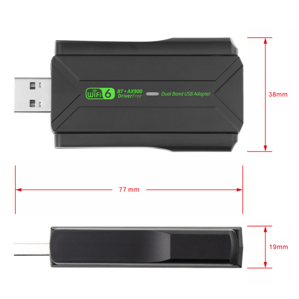 AX912C - AX900 - Dual‑band WiFi 6 adapter - Image 7